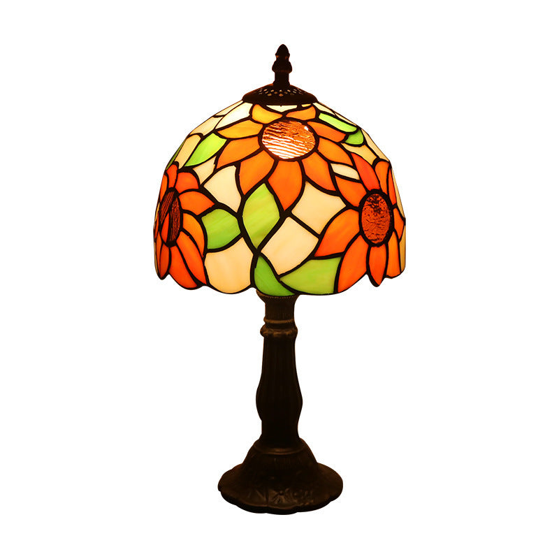 Harrison Vale Mosaic Mediterranean Table Lamp – Retro Yellow Glass & Resin Base Bedside Lamp - Tavira Store | A Luxario Labs Ltd Brand. 