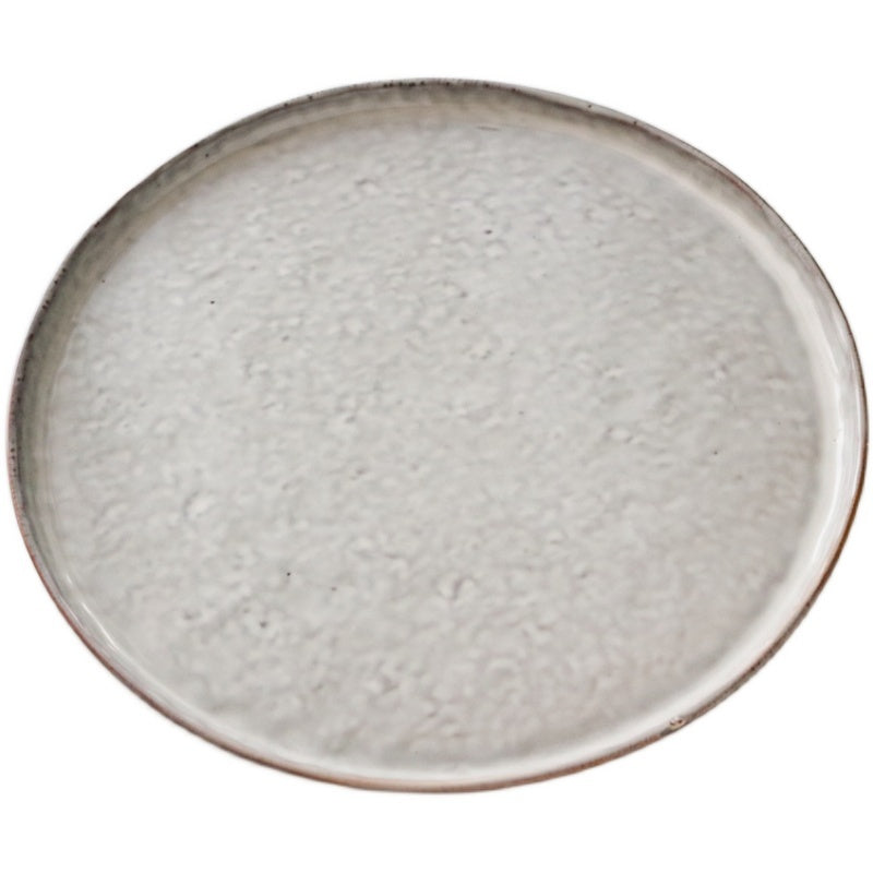 StoneAura Soup Bowl – Light Gray & Black Ceramic Earthenware, 10-Inch