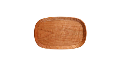 Twilight Tray – Japanese Hand-Carved Cherry Wood Decorative Tray