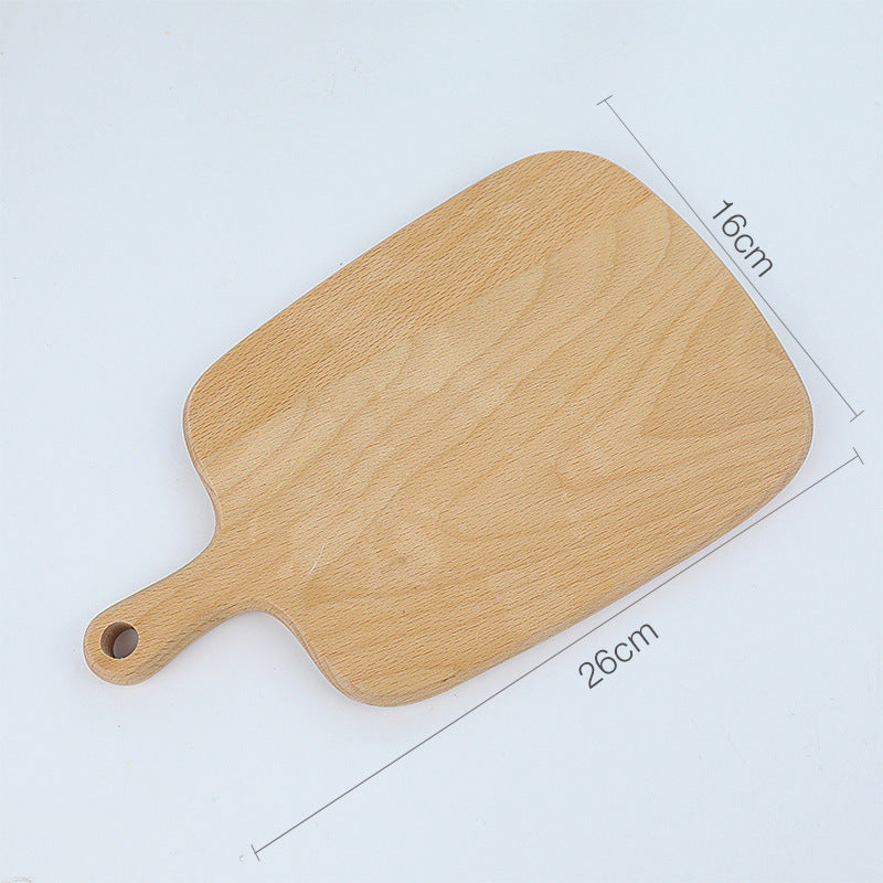 BeechVista Japanese-Style Beech Plate – Natural Wood, Multiple Sizes