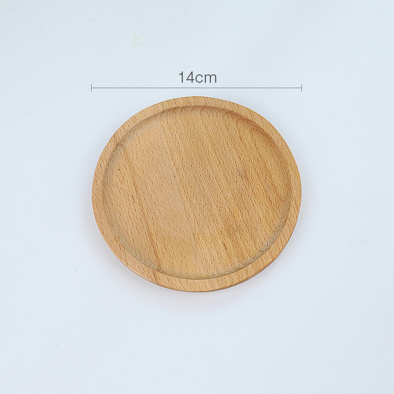 BeechVista Japanese-Style Beech Plate – Natural Wood, Multiple Sizes