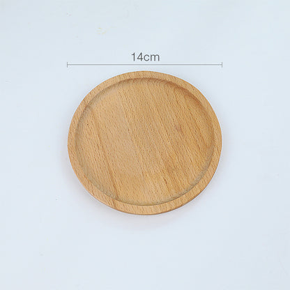 BeechVista Japanese-Style Beech Plate – Natural Wood, Multiple Sizes
