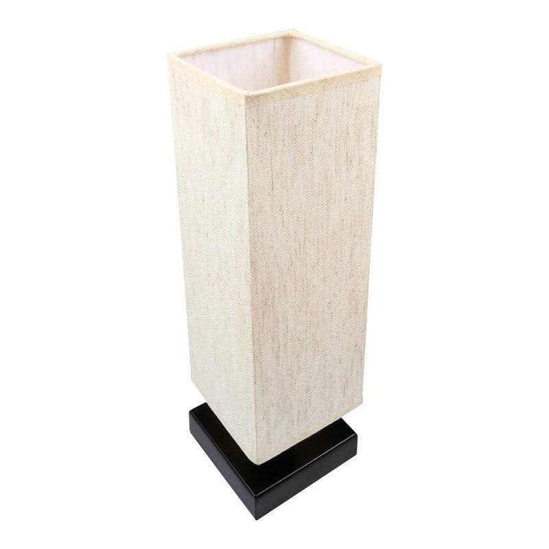 Modern  Square Cloth Covered Table Lamp