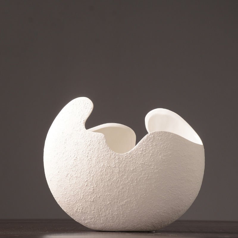 Luminelle Exclusive Minimal Ceramic Vase – Elegant & Special Design for Living Room & Study