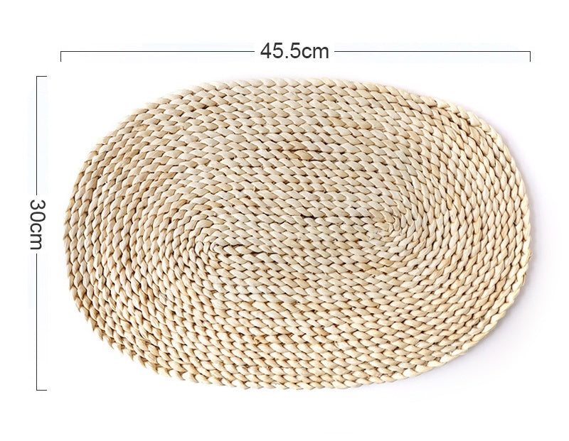 Premium Japanese Bamboo Table Mats – Elegant Round & Oval Placemats for Stylish Home and Dining Decor