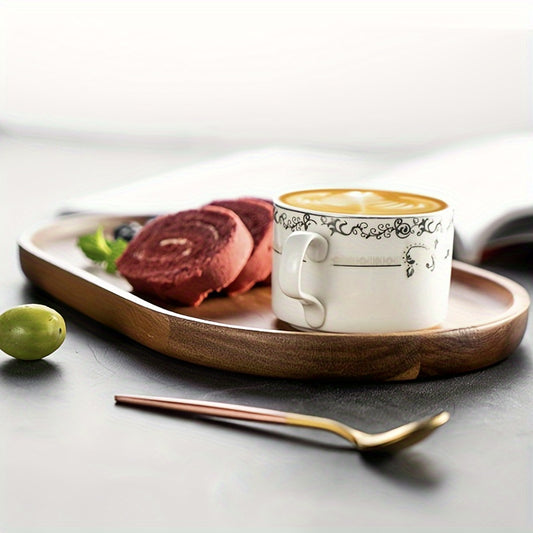 2pcs LDQ Elegant Wooden Serving Tray - Japanese Style