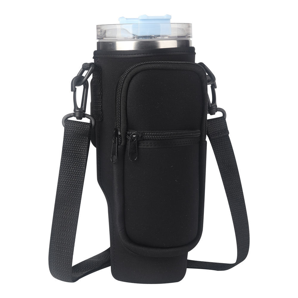 Luxura Neoprene Sports Cup Sleeve – Vacuum Thermal Straw Cover, Insulated Drink Holder, Reusable Beverage Protector, Colorful & Durable