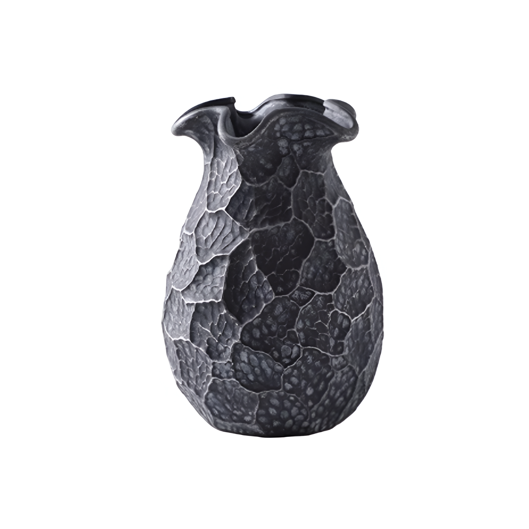 Marcel Grant Handmade Wabi-Sabi Ceramic Vase – Retro Light Luxury Design - Tavira Store | A Luxario Labs Ltd Brand. 