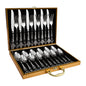 RegalWare Tableware Set – European Lux Classic Pattern Stainless Steel 24-Piece Set