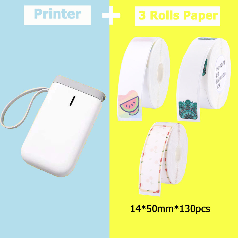 LabelMate Mini Portable Bluetooth Printer