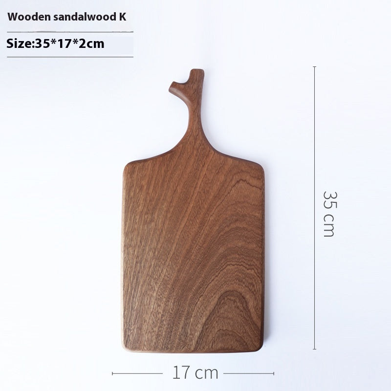 SandaWood Premium Black Sandalwood Cutting Board – Solid Wood Vegetable & Fruit Chopping Board.