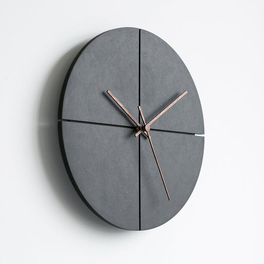Chronora Modern Minimalist Black Clock – Round & Square Wall Decor