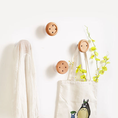 HookWood Nordic Wooden Coat Hook – Creative Multi-Row Wall Hanger