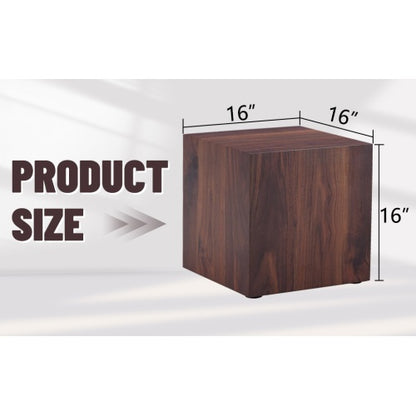 Walnut Wood Grain MDF Coffee Table - Luxurious Design