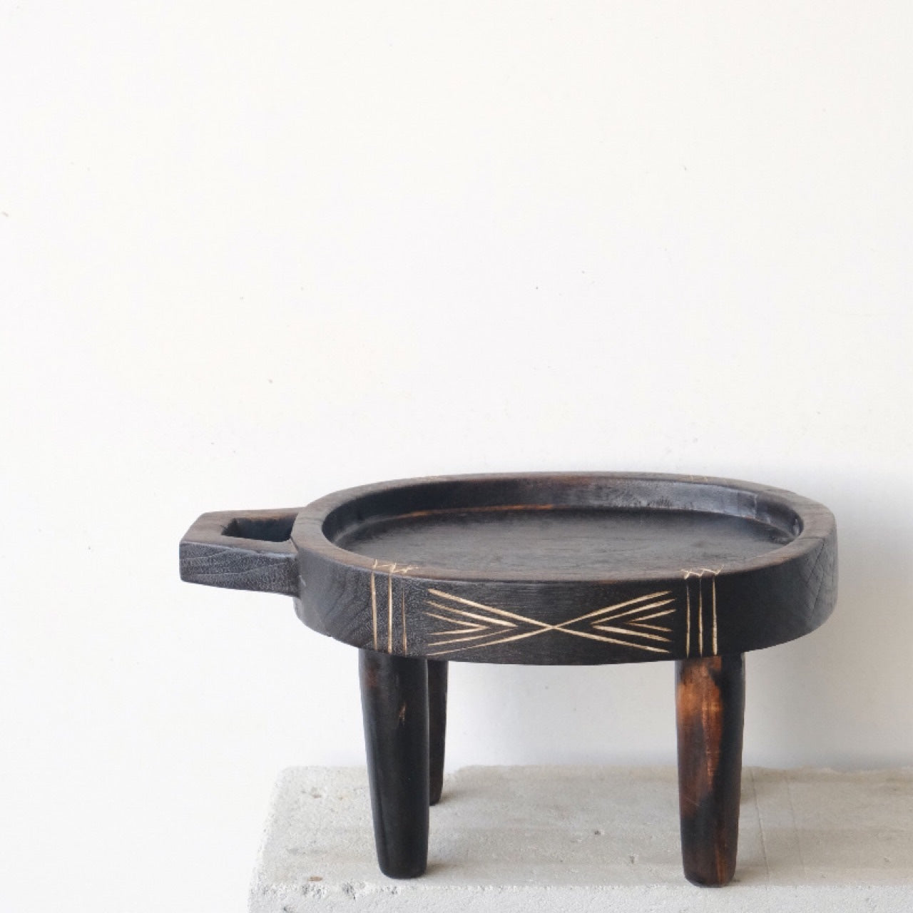 Purely handmade Geometric Handle Wabi-Sabi Ornament