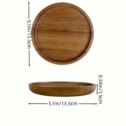AcaLeaf – Acacia Wood Pallet High-End Plate