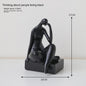 Simple Modern Bookend Character Ornaments