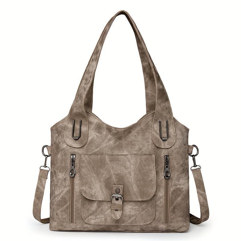 Evelyn Hart Soft Leather Handbag – Vintage Style, Premium Synthetic Leather - Tavira Store | A Luxario Labs Ltd Brand. 