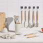 EliteChef 34 PCS Premium Silicone Kitchen Utensils Set – Heat Resistant Non-Stick Cooking Tools with Spatulas & Spoons