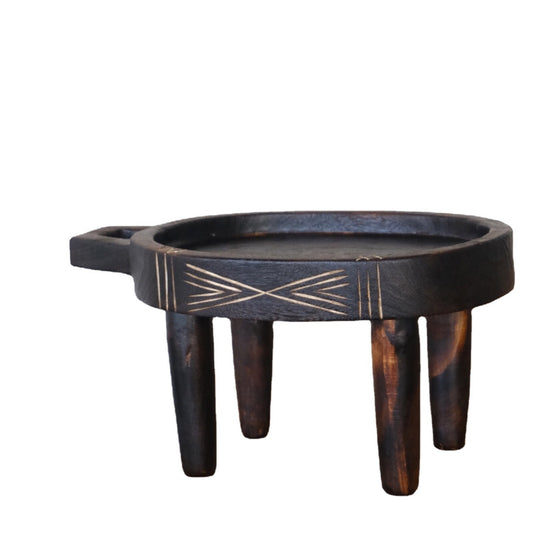 Purely handmade Geometric Handle Wabi-Sabi Ornament