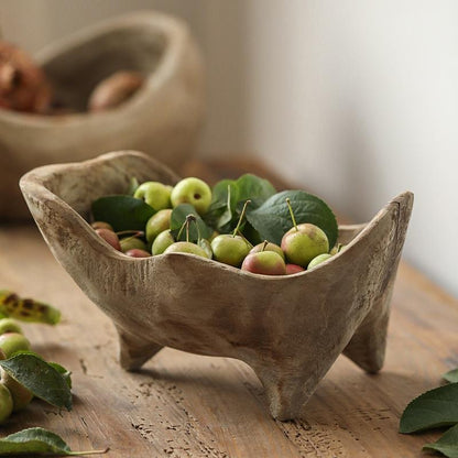 Woodique Bowl – Geotic Golden Ratio Handmade Wooden Bowl with Feet