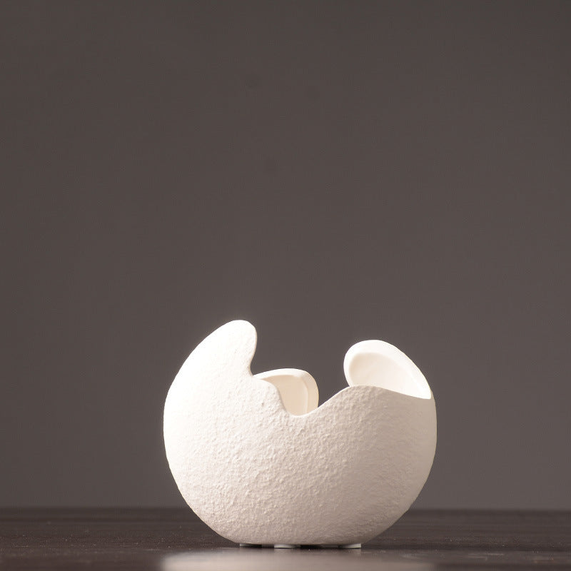Luminelle Exclusive Minimal Ceramic Vase – Elegant & Special Design for Living Room & Study