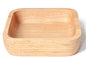 WoodSquare Japanese Rubber Wood Plate – Multi-Purpose Natural Serving Tray