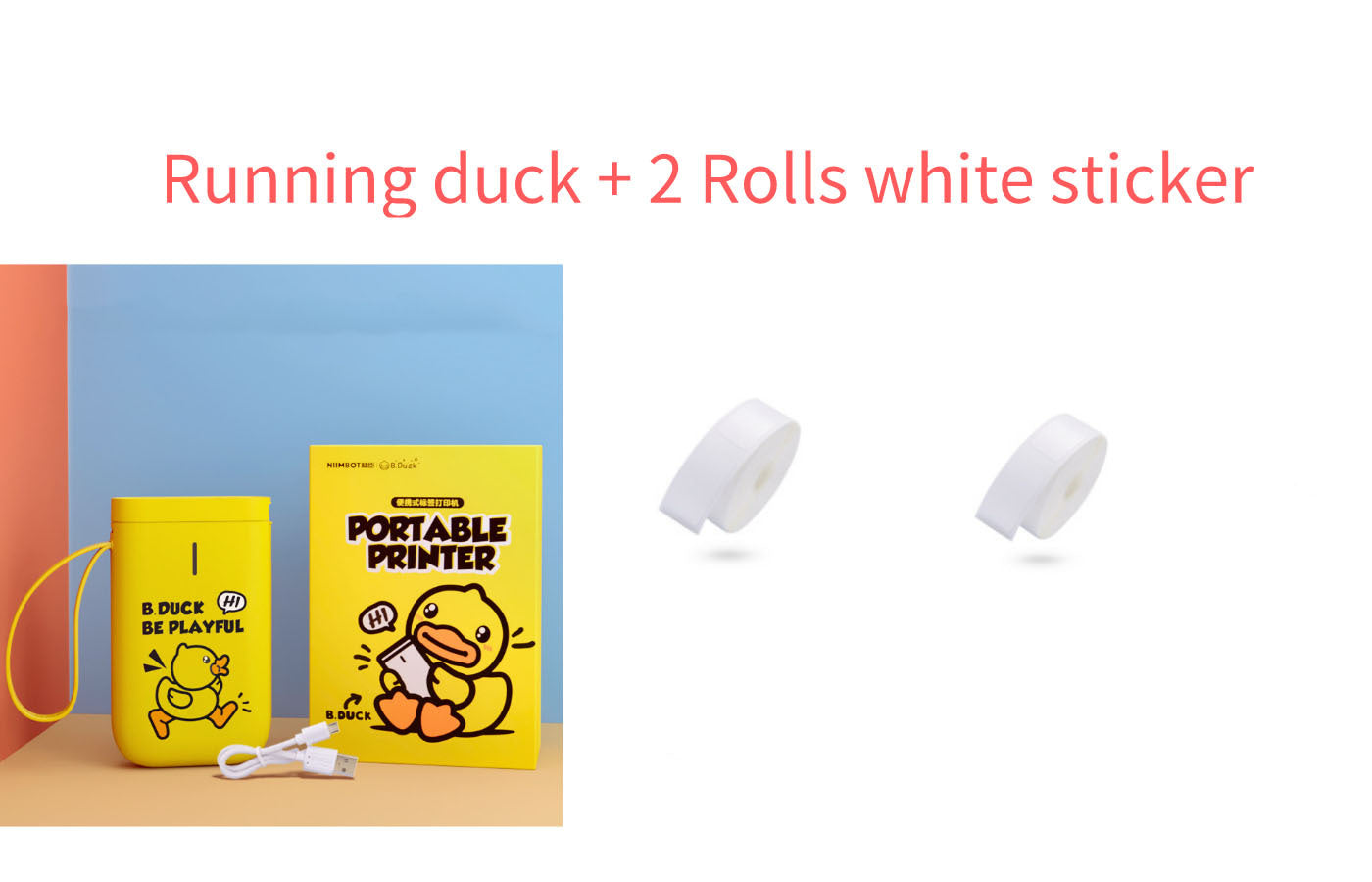 LabelMate Mini Portable Bluetooth Printer