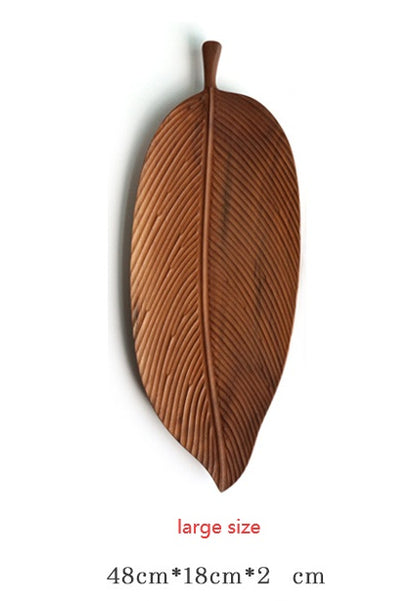 NatureWood Wooden Saucer Fruit Tray – Multipurpose Solid Wood Serving Platter