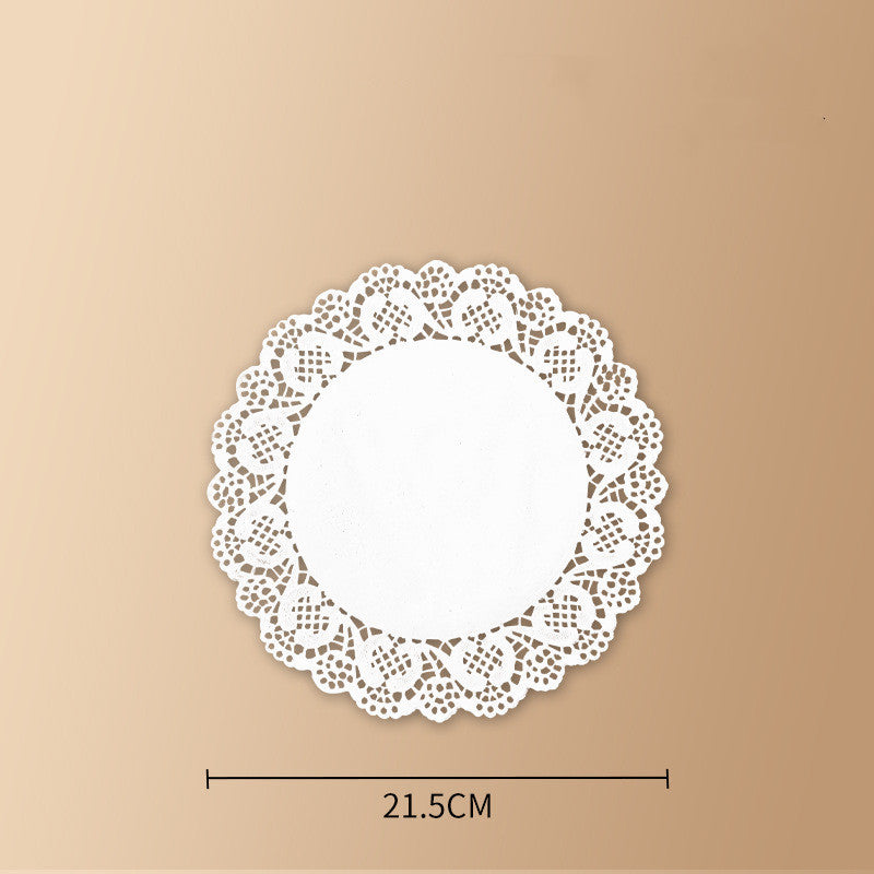 SakuraServe Tray – Japanese Style Round Serving Tray with Paper Liners