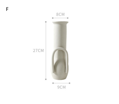 Artosia Nordic Ceramic Vase – Minimalist Home Decoration, Museum-Style Elegance