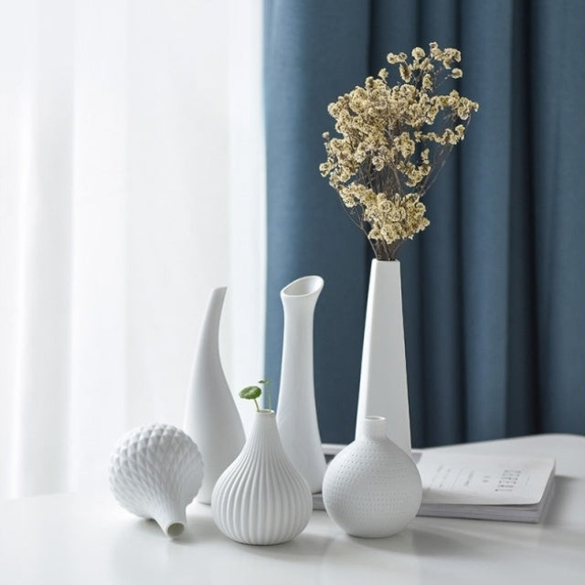 Modern Home Accessories Flower Arrangements – Nordic Ceramic Countertop Vases