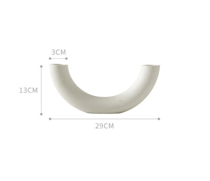 Artosia Nordic Ceramic Vase – Minimalist Home Decoration, Museum-Style Elegance