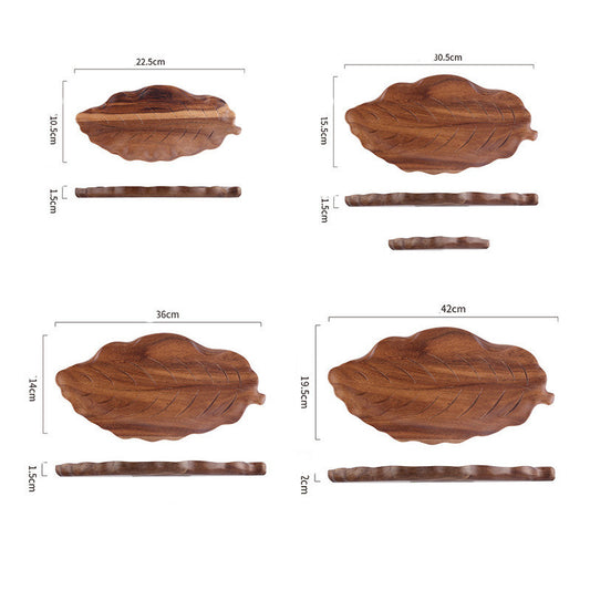 Luxury pine tray with leaf pattern