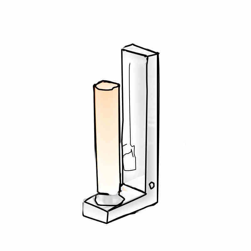 Luminora Long-Life LED Table Lamp & Bookend – Polished Aluminum & Acrylic, Type-C Rechargeable