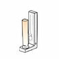 Luminora Long-Life LED Table Lamp & Bookend – Polished Aluminum & Acrylic, Type-C Rechargeable