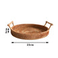 Rattan Home Modern Coffee Table Fruit Tray Snack Storage Box