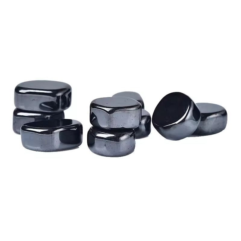 Natural Brazilian Hematite & Crystal Raw Stone Ornaments – Healing Energy Home Decoration