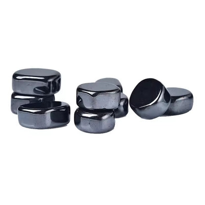 Natural Brazilian Hematite & Crystal Raw Stone Ornaments – Healing Energy Home Decoration