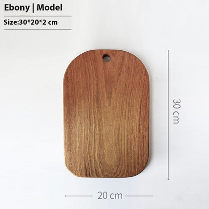 SandaWood Premium Black Sandalwood Cutting Board – Solid Wood Vegetable & Fruit Chopping Board