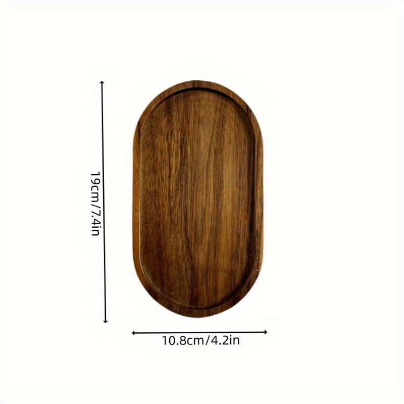 2pcs LDQ Elegant Wooden Serving Tray - Japanese Style