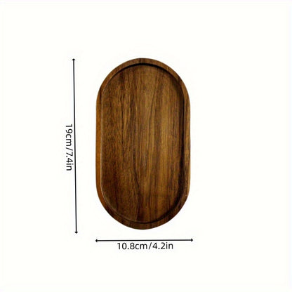 2pcs LDQ Elegant Wooden Serving Tray - Japanese Style