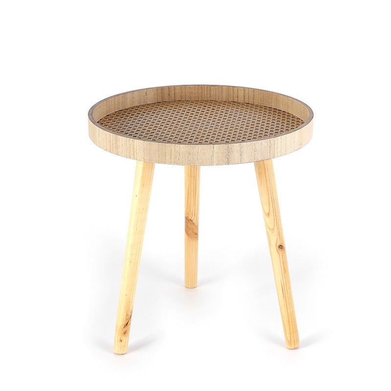 RattaCasa – Household Rattan Retro Round Coffee Table for Living Room - Tavira Store | A Luxario Labs Ltd Brand. 