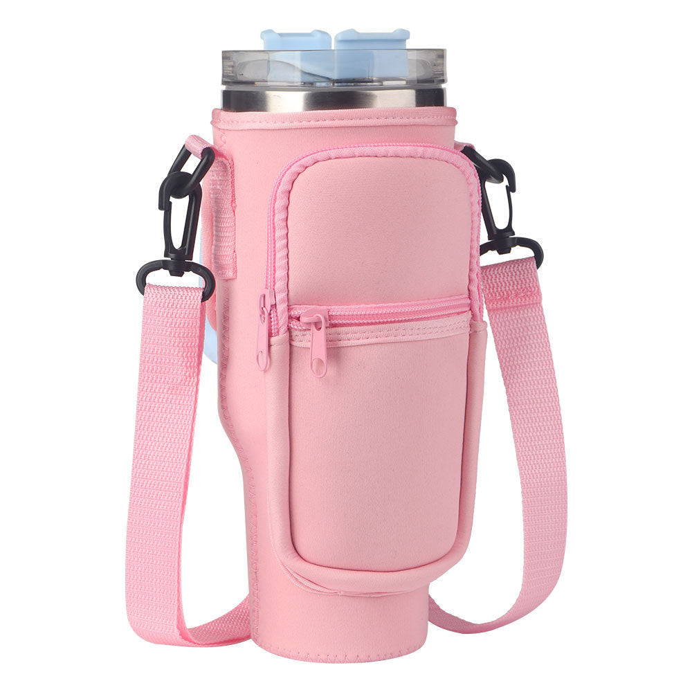 Luxura Neoprene Sports Cup Sleeve – Vacuum Thermal Straw Cover, Insulated Drink Holder, Reusable Beverage Protector, Colorful & Durable