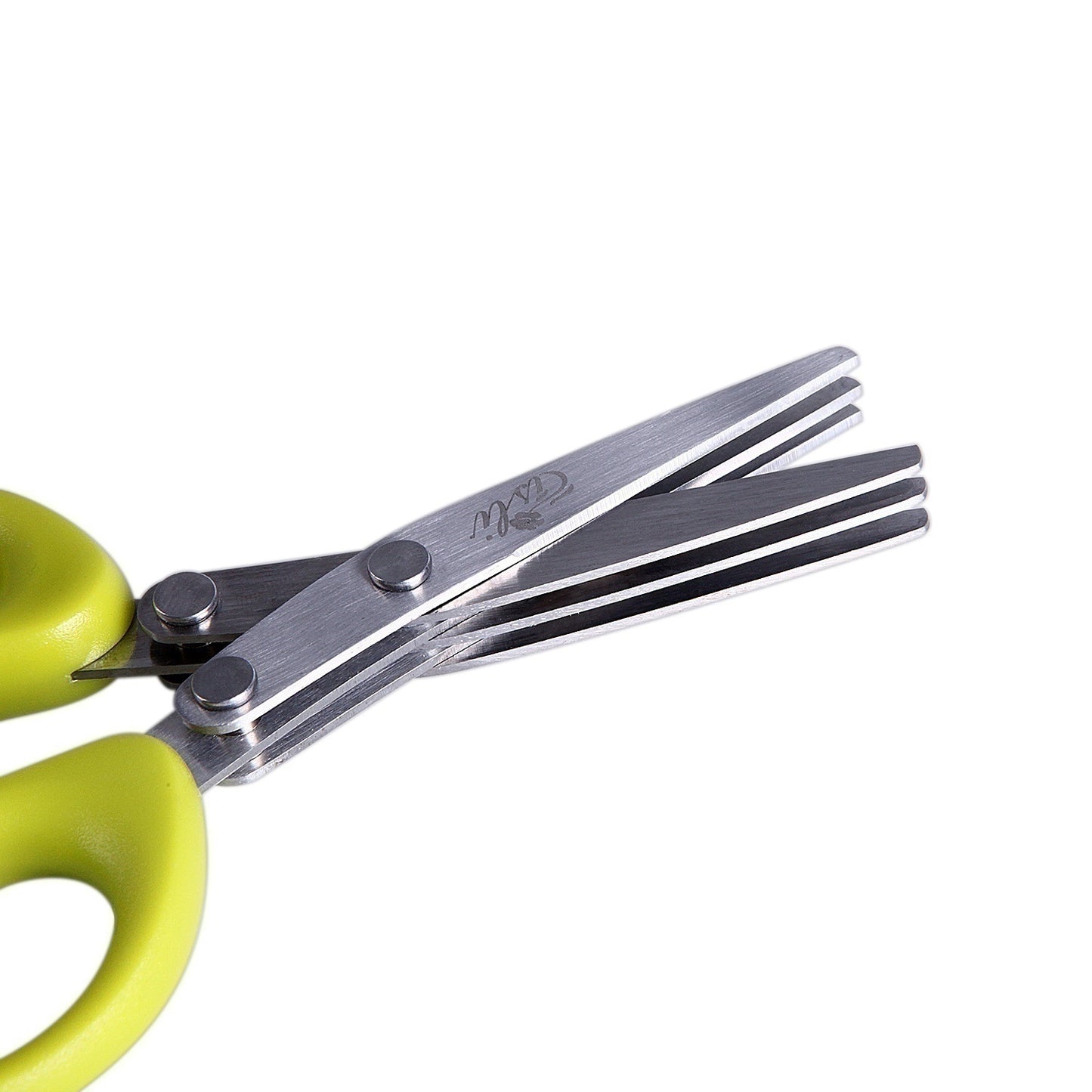 HerbiCut Multi-Layer Stainless Steel Kitchen Scissors – Quick Cutting Tool for Herbs, Onions, Seaweed & Spices