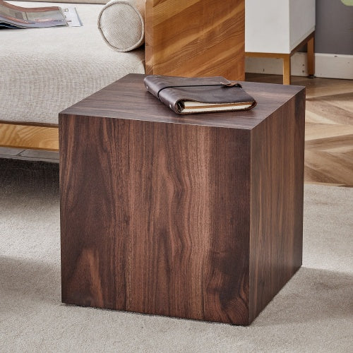 Walnut Wood Grain MDF Coffee Table - Luxurious Design