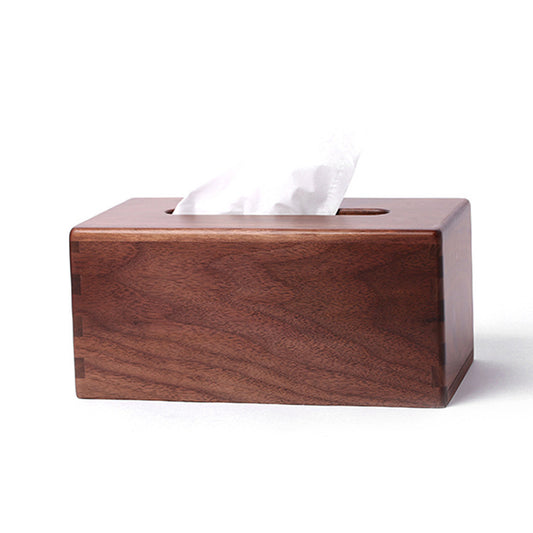 Walnut Napkin Holder Box