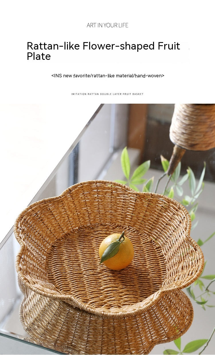 Household Fruit Candy Tray  Luxury Snack Basket