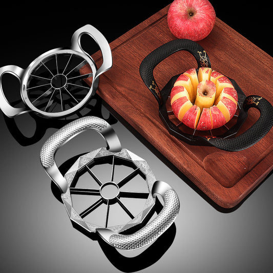 SliceMaster Fruit Slicer – Stainless Steel & Zinc Alloy