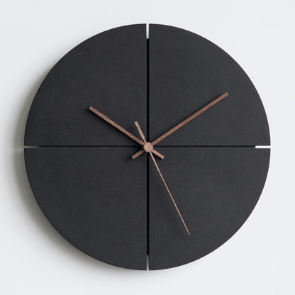 Chronora Modern Minimalist Black Clock – Round & Square Wall Decor